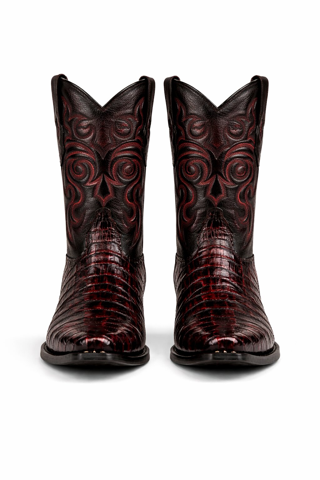 Men's Los Altos Caiman Tail Snip Toe Boots