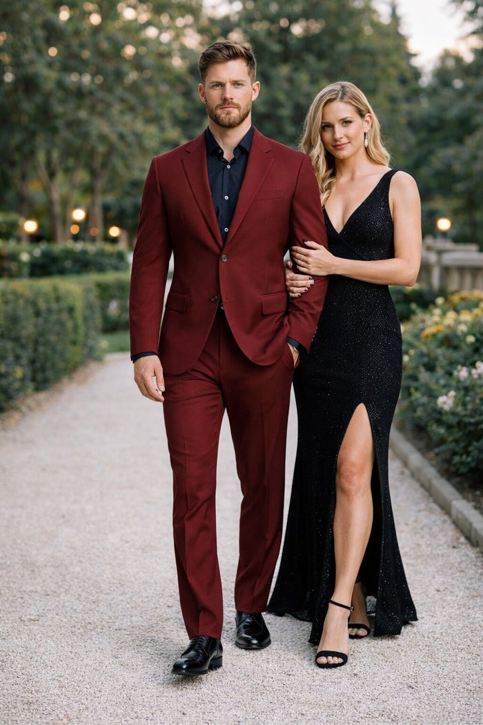 David Leitch The Fall Guy 2026 Maroon Suit