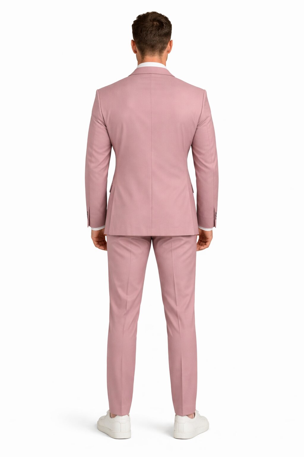 Blush Mauve Wedding Slim Suit for Men