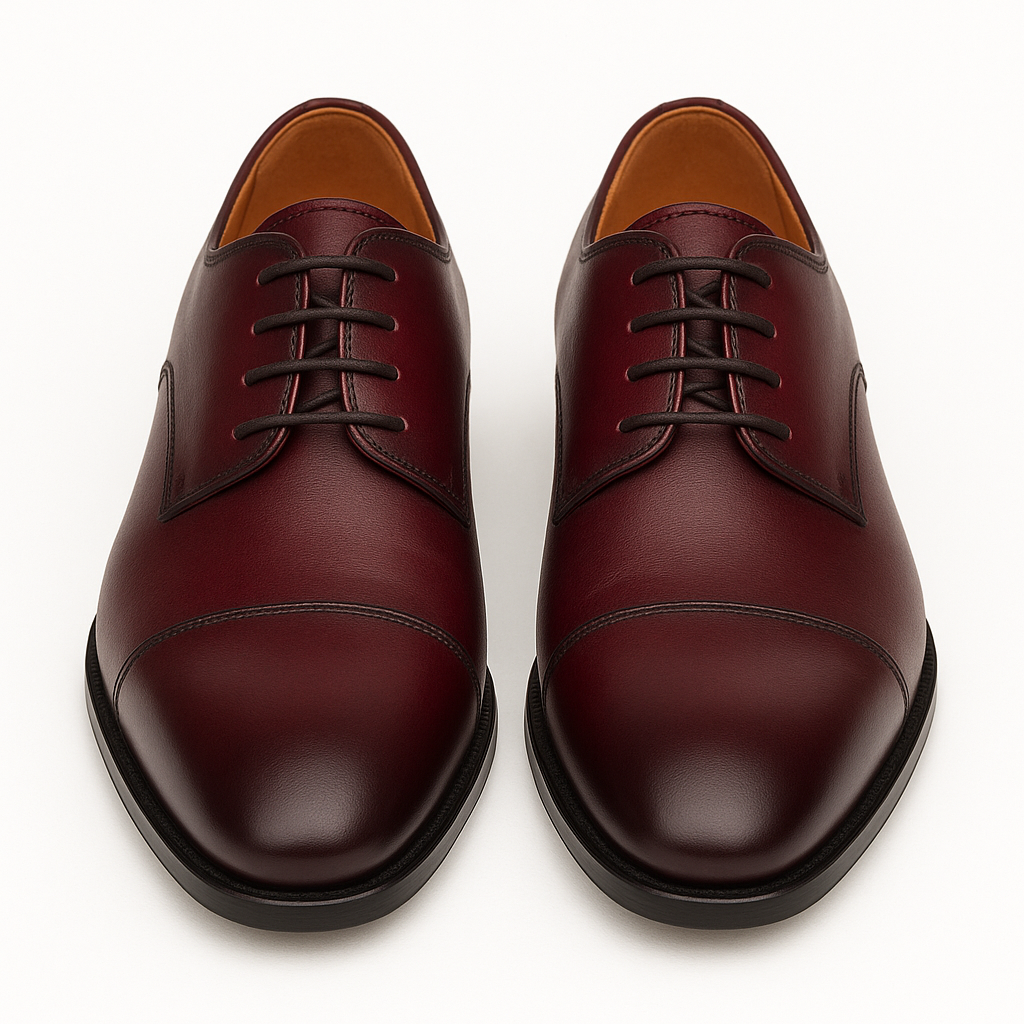 Mezlan Republic Calfskin Cap Toe Blucher in Tan