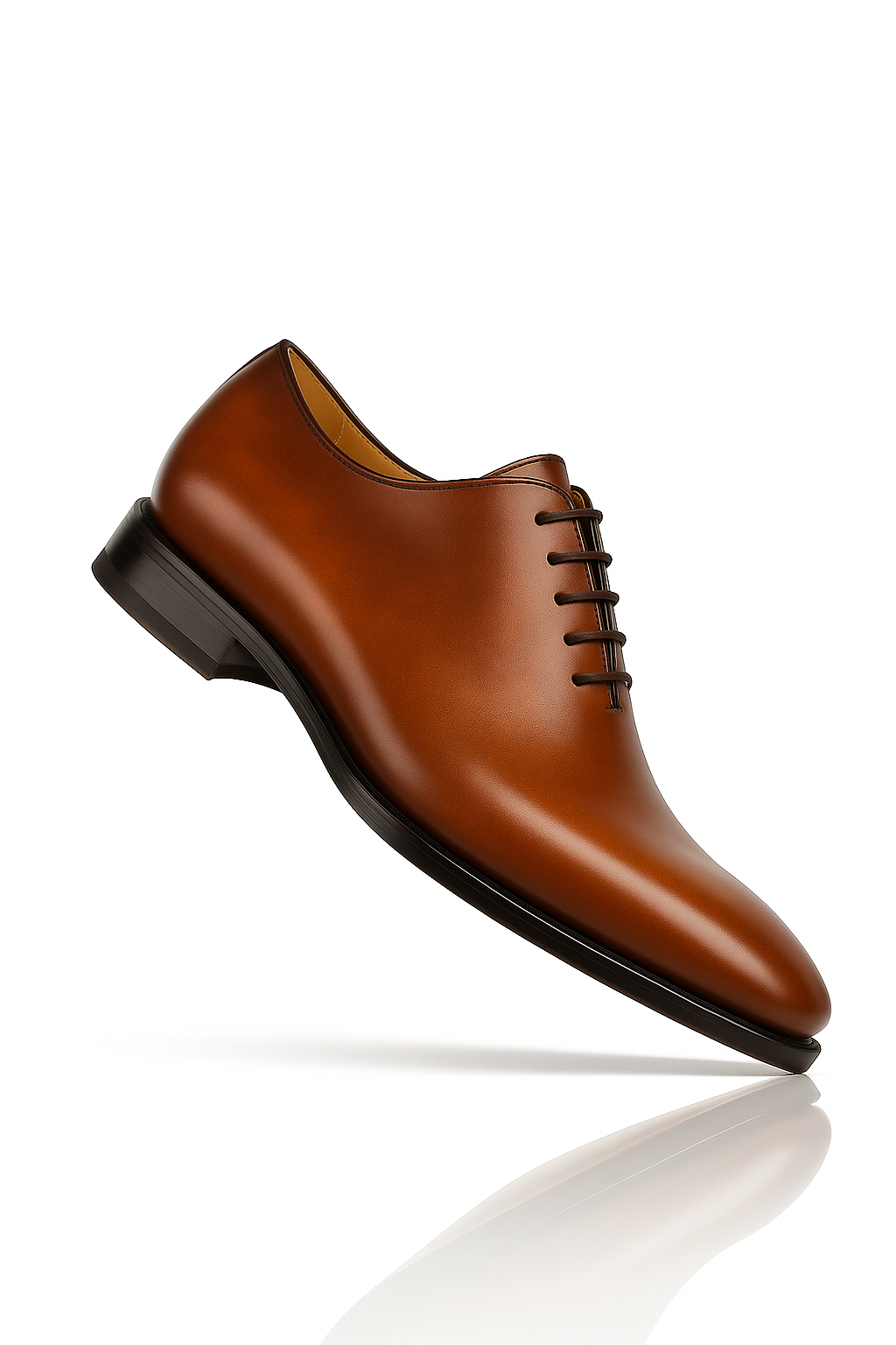 Mezlan Pamplona Calfskin Dress Shoe in Cognac