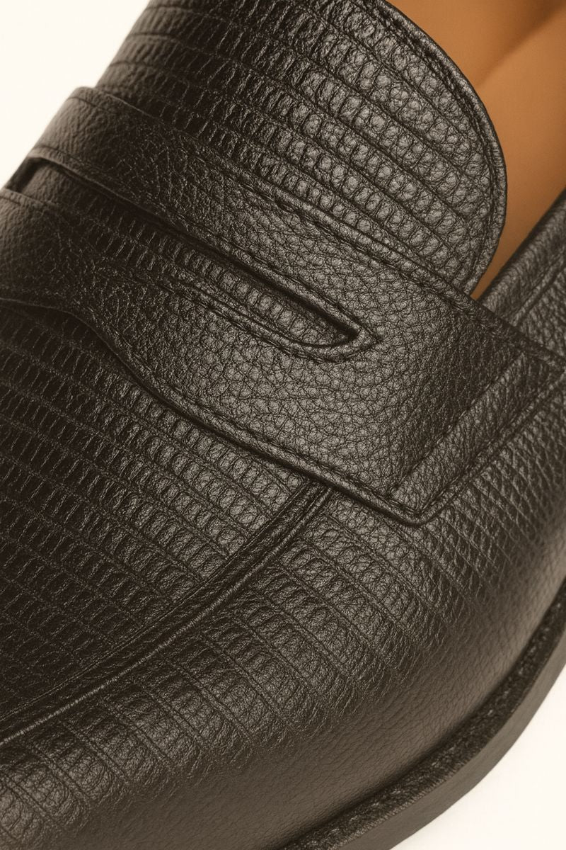 Mezlan Lipari Lizard Penny Loafer Dress Shoe