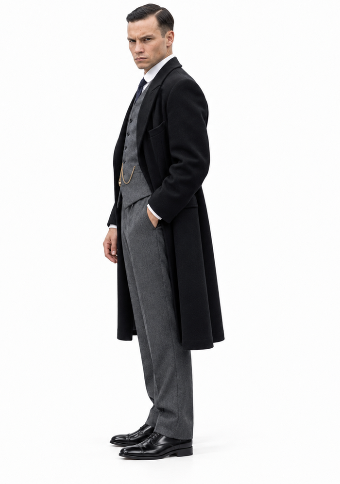 Michael Gray Gangster Suit & Overcoat Set