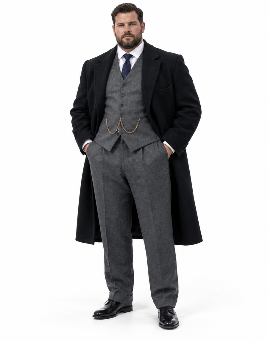 Michael Gray Gangster Suit & Overcoat Set