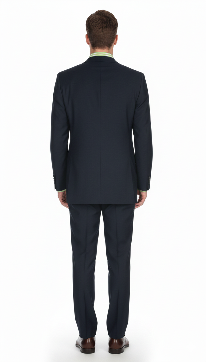 Mix and Match Suits Solid Dark Navy Blue Suit For Men Quality Suit Separates, Total Comfort Any Size Jacket&Any Size Pants