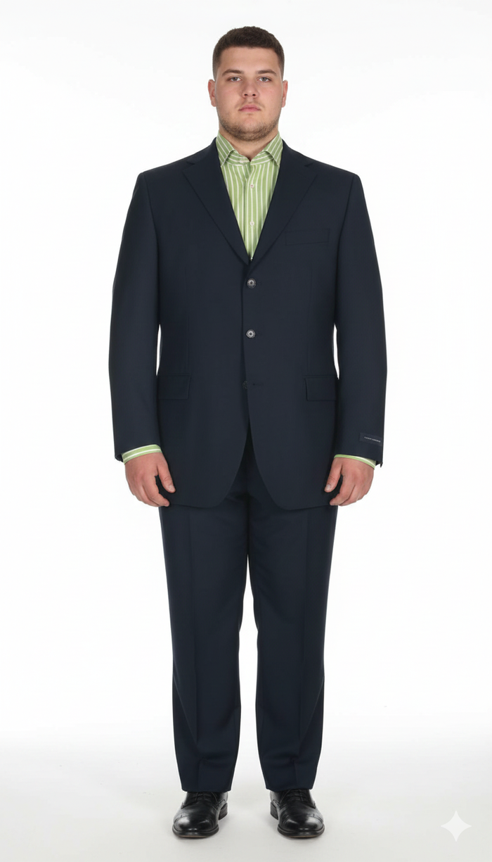 Mix and Match Suits Solid Dark Navy Blue Suit For Men Quality Suit Separates, Total Comfort Any Size Jacket&Any Size Pants