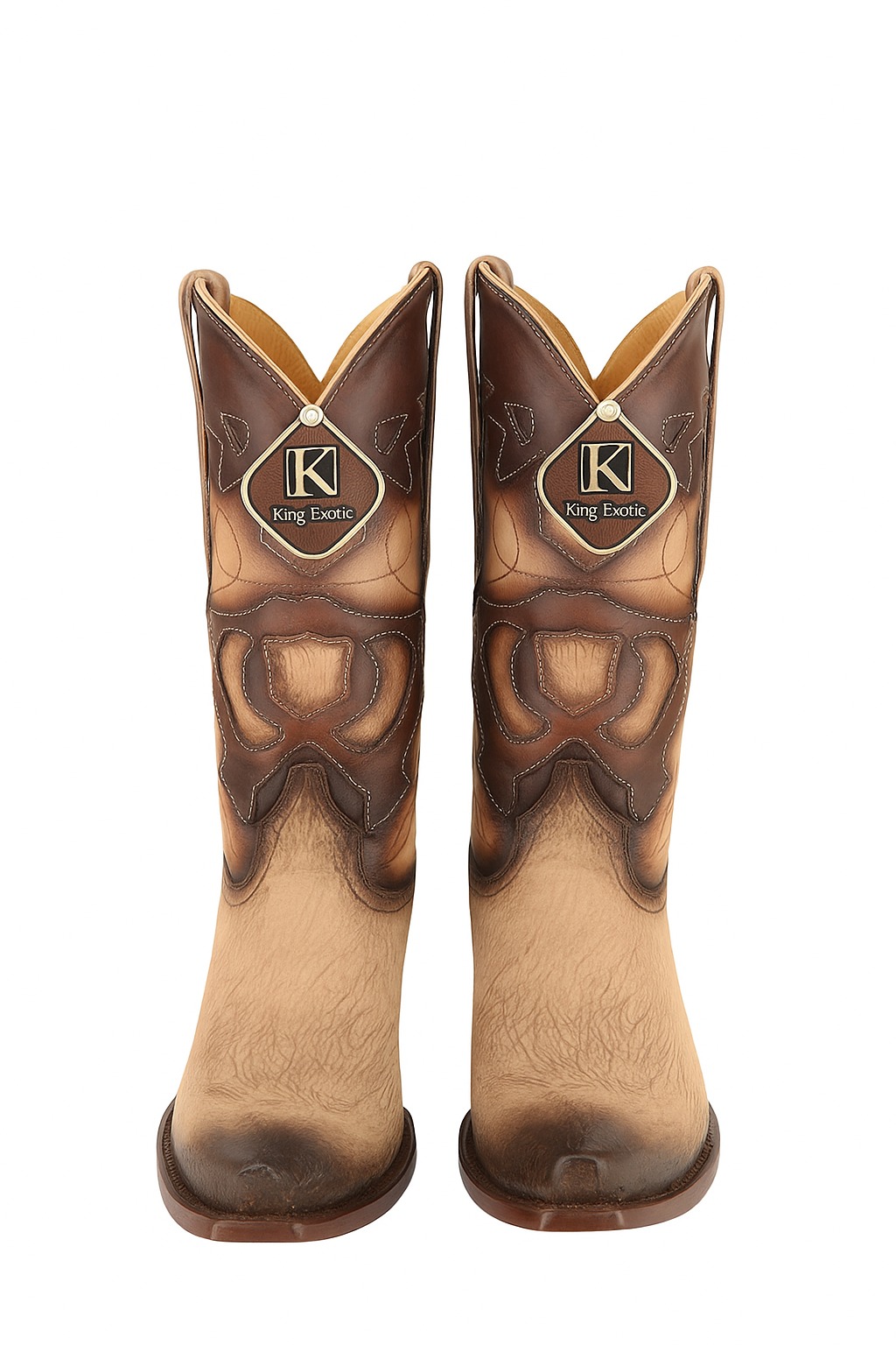 King Exotic Shark Snip Toe Western Boots