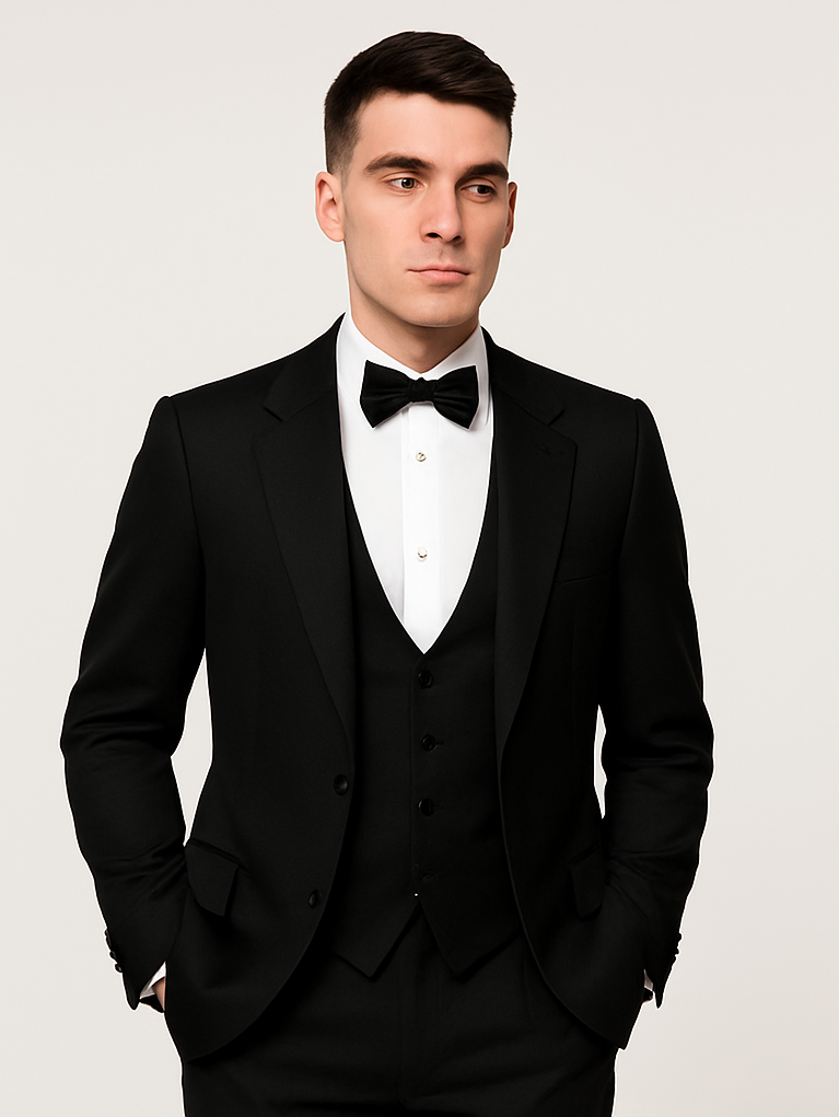 Peaky Blinders Thomas Shelby Black Vested Tuxedo