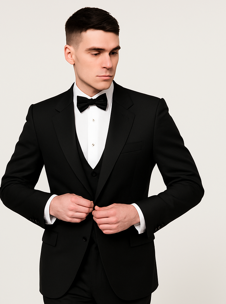 Peaky Blinders Thomas Shelby Black Vested Tuxedo