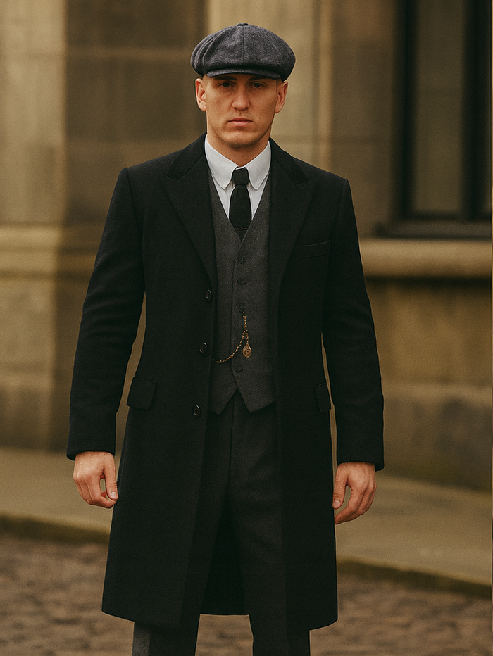 Thomas Shelby Inspired Suit and Overcoat Set
