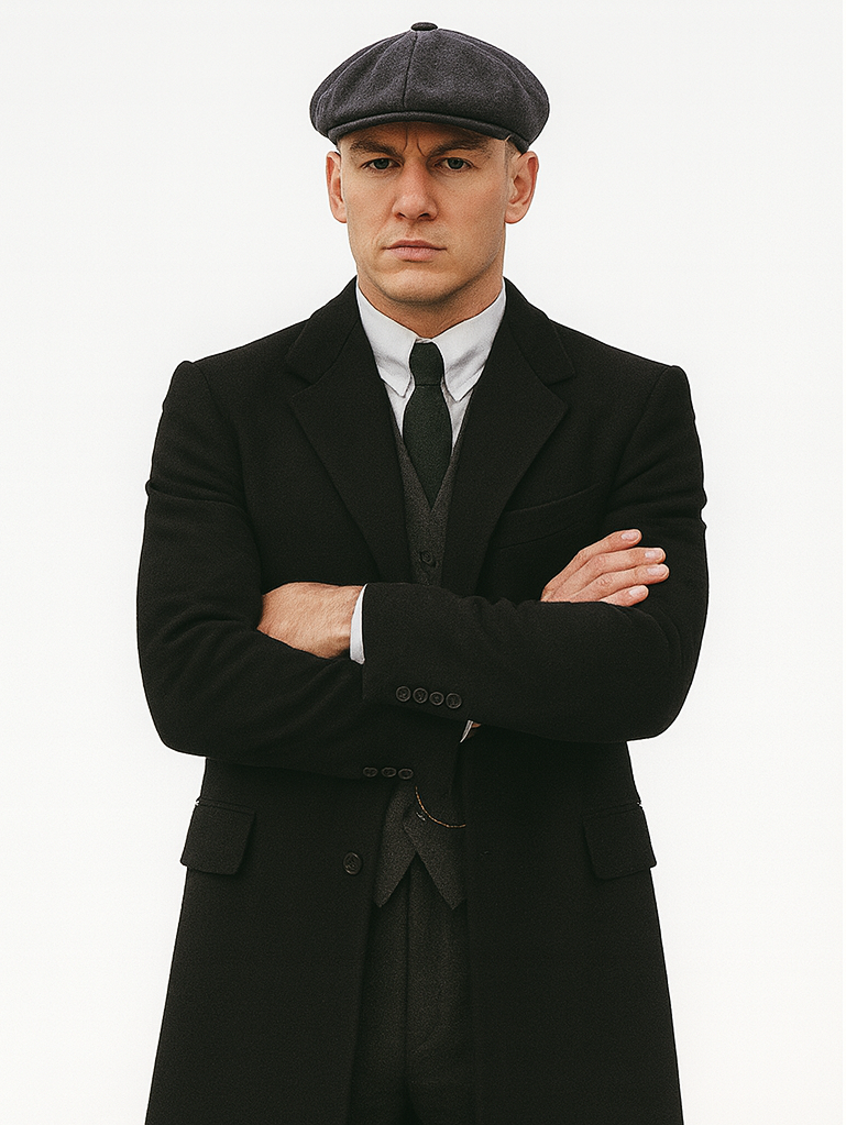 Thomas Shelby Inspired Suit and Overcoat Set
