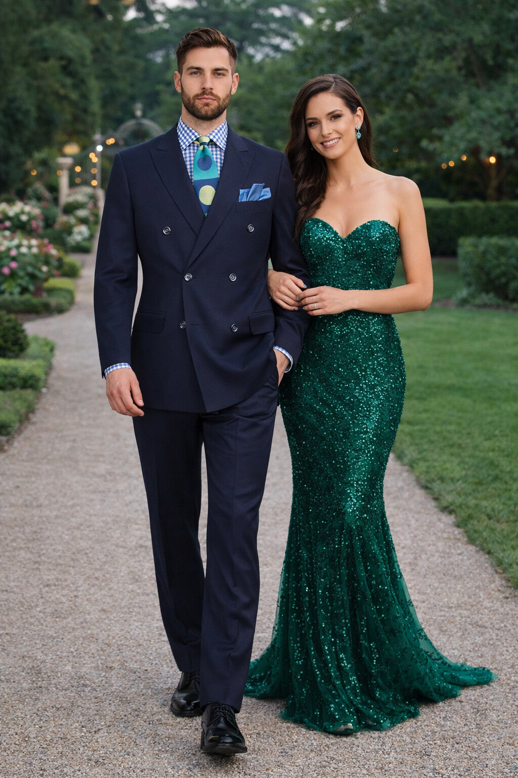 Apollo King Men's 2pc Double Breasted Outlet Suit Pleated Pants