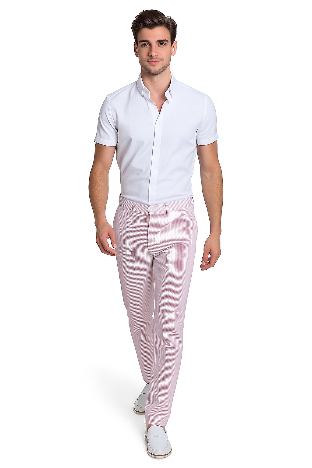 Men's Purple Lavender Seersucker Sear sucker suit dress pants