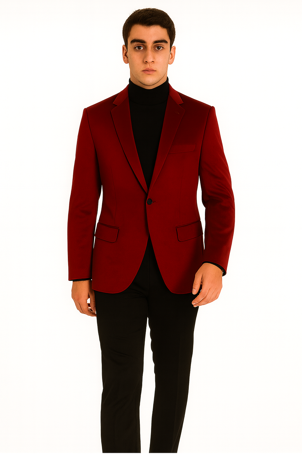Men's Jacket Sport Coat- Red