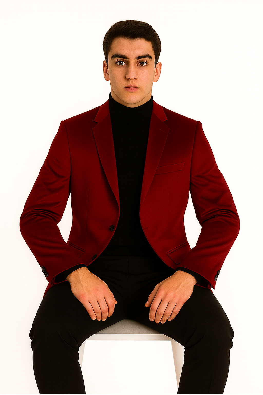Men's Jacket Sport Coat- Red