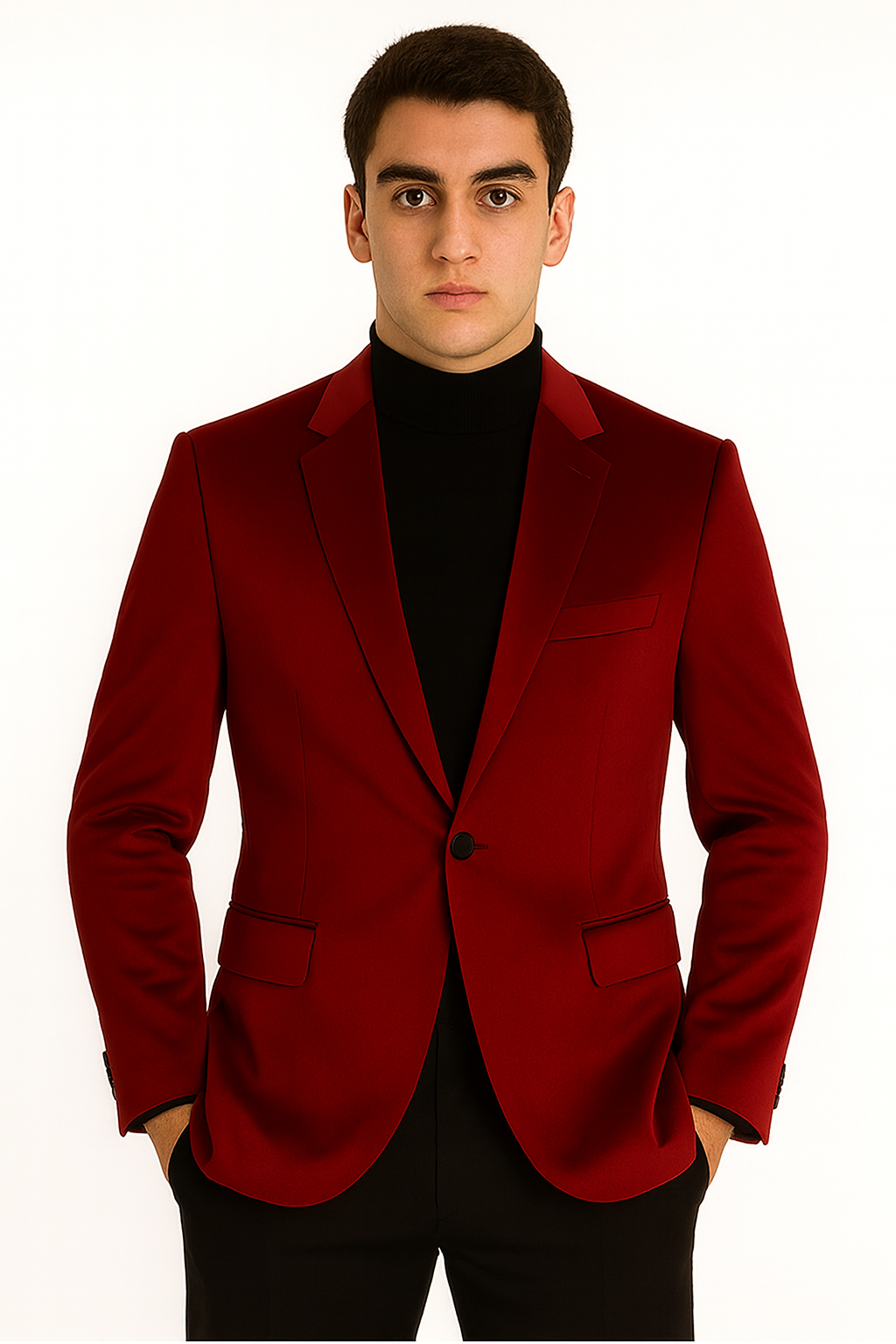 Men's Jacket Sport Coat- Red