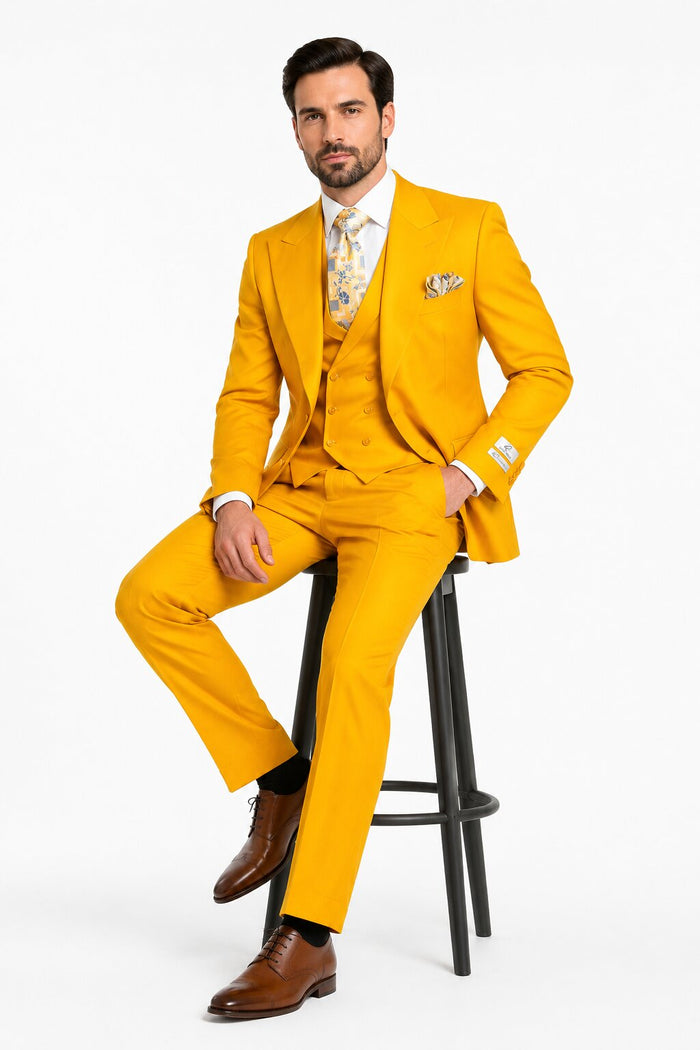 ROSSI MAN ELI RM103 Wool 3 Piece Suit