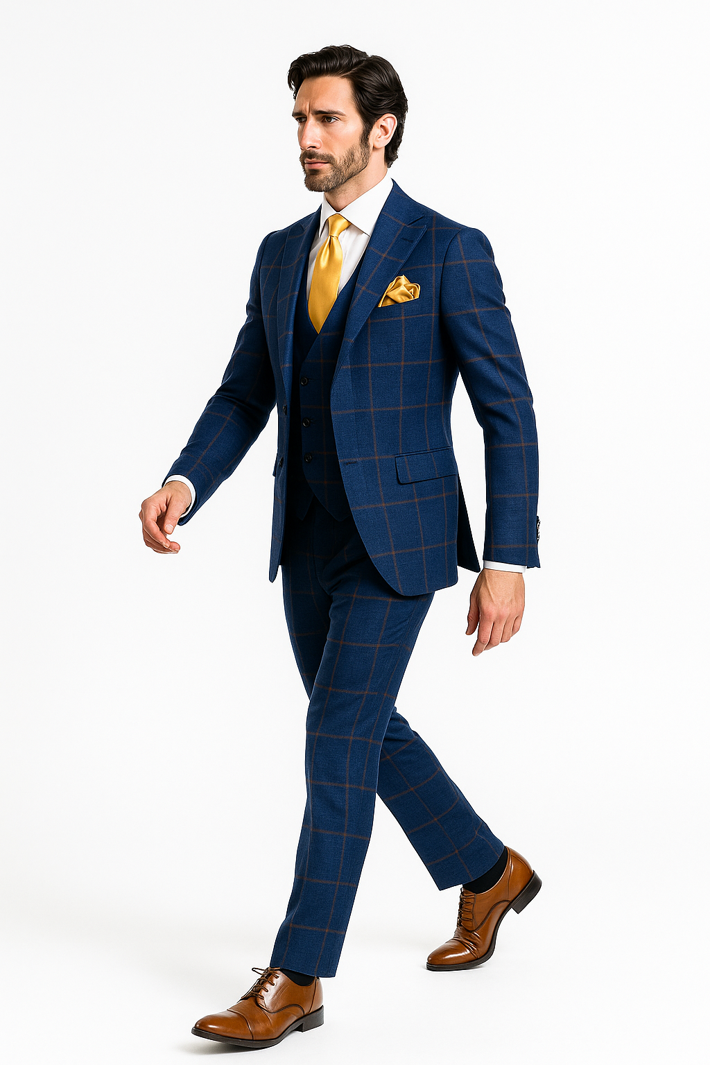 Rossi Man Max RM1840 Slim Fit 3-Piece Suit