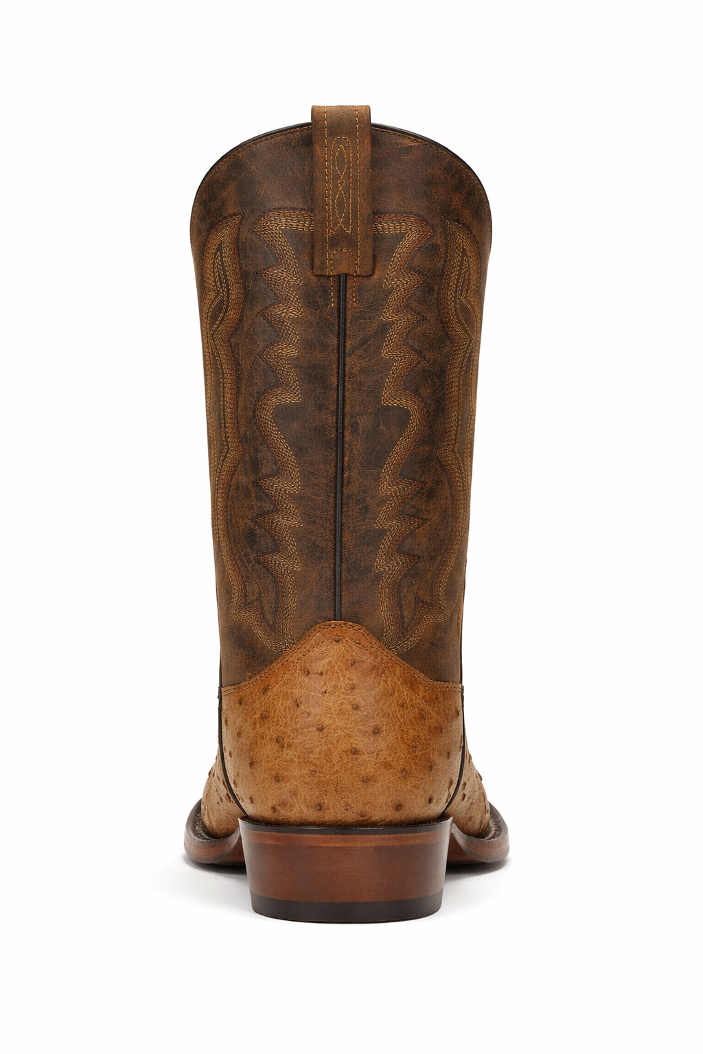 Dan Post Gehrig Saddle Ostrich Western Boots