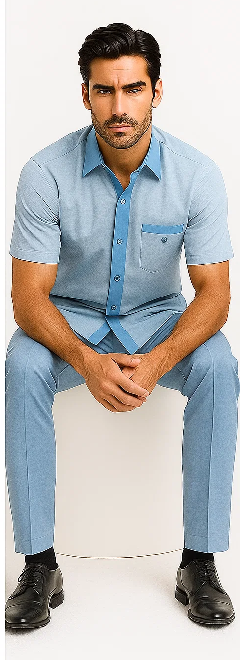Men’s Houndstooth Walking Suit 2-Piece by Zacchi