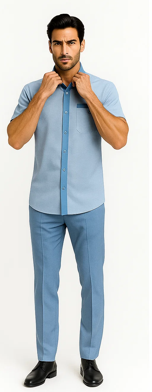 Men’s Houndstooth Walking Suit 2-Piece by Zacchi