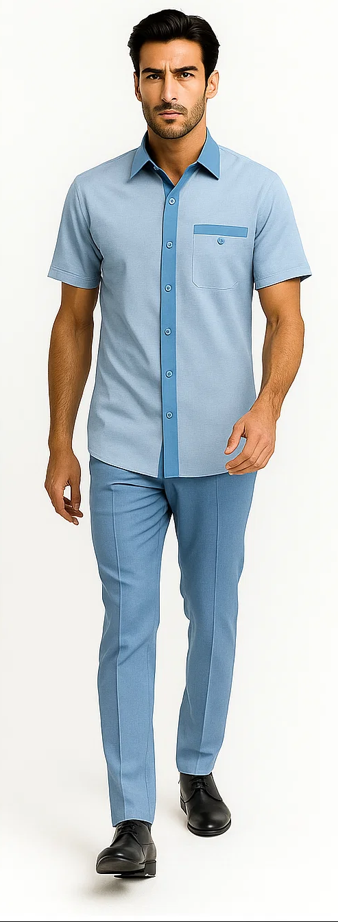 Men’s Houndstooth Walking Suit 2-Piece by Zacchi