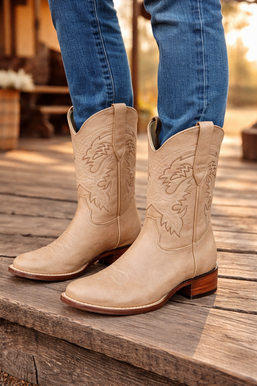 Men's Square Toe Cowboy Boots Pomex