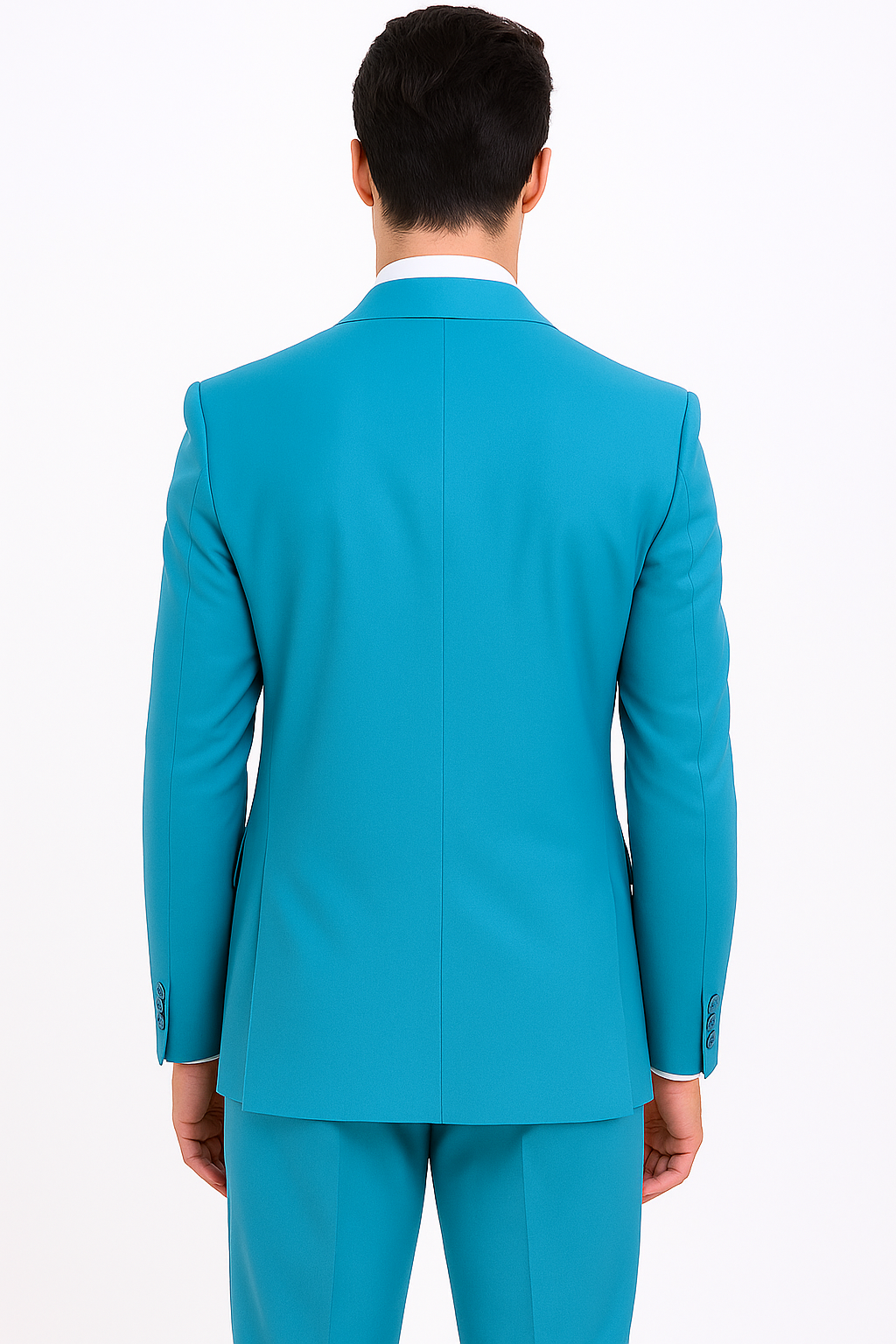Men's Two Button turquoise Blue Color Affordable Cheap Priced Men's Dress Suit For Sale - RET208-19