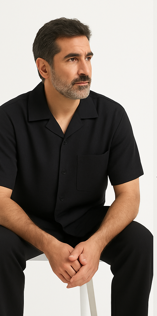 mens-walking-suit-casual-shirt