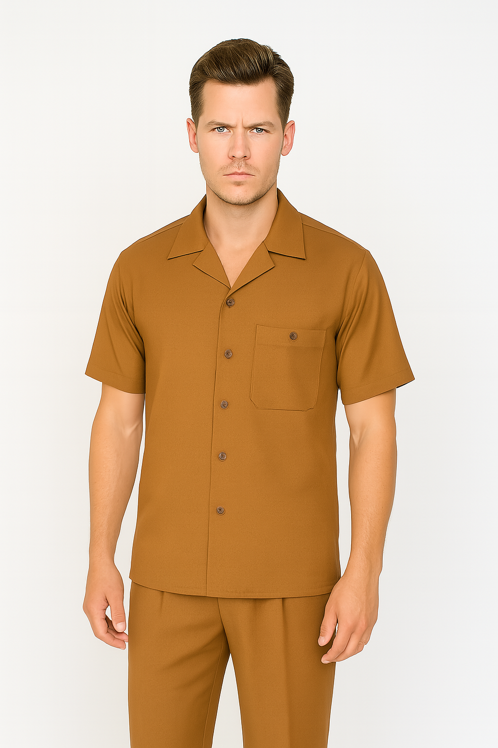 Caramel Men's Walking Suit - Zacchi Leisure Set
