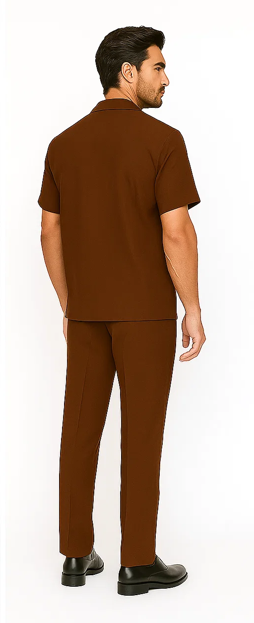 Cognac Leisure Walking Suit Set - Zacchi