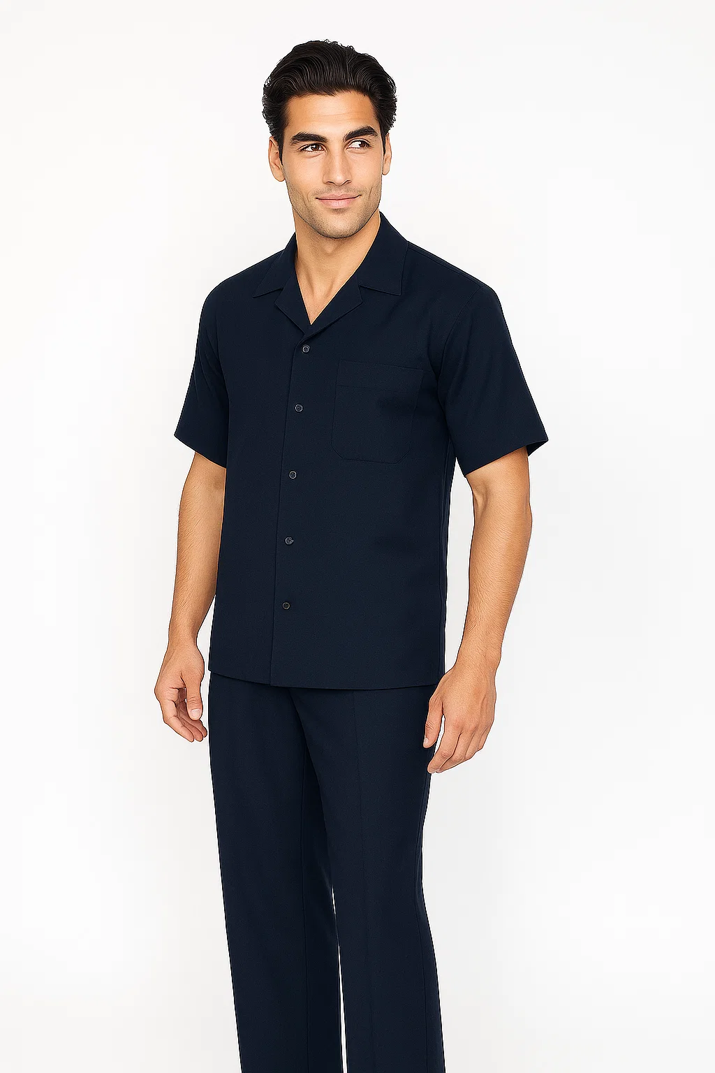 Navy Men's Walking Suit Leisure Set by Zacchi