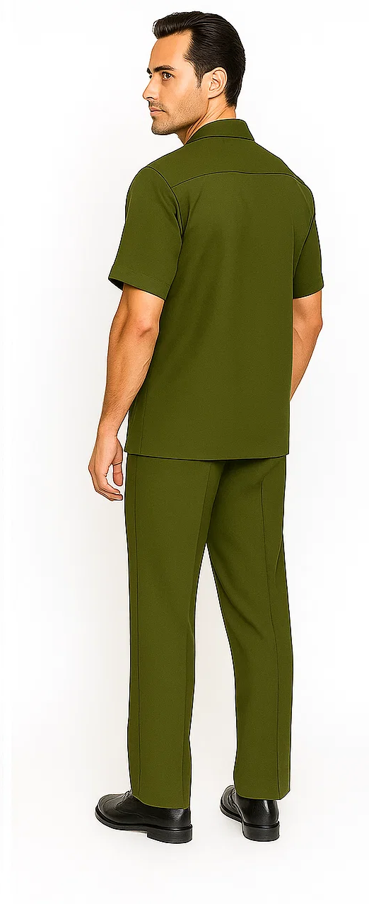 Olive Men's Walking Suit 2-Piece by Zacchi