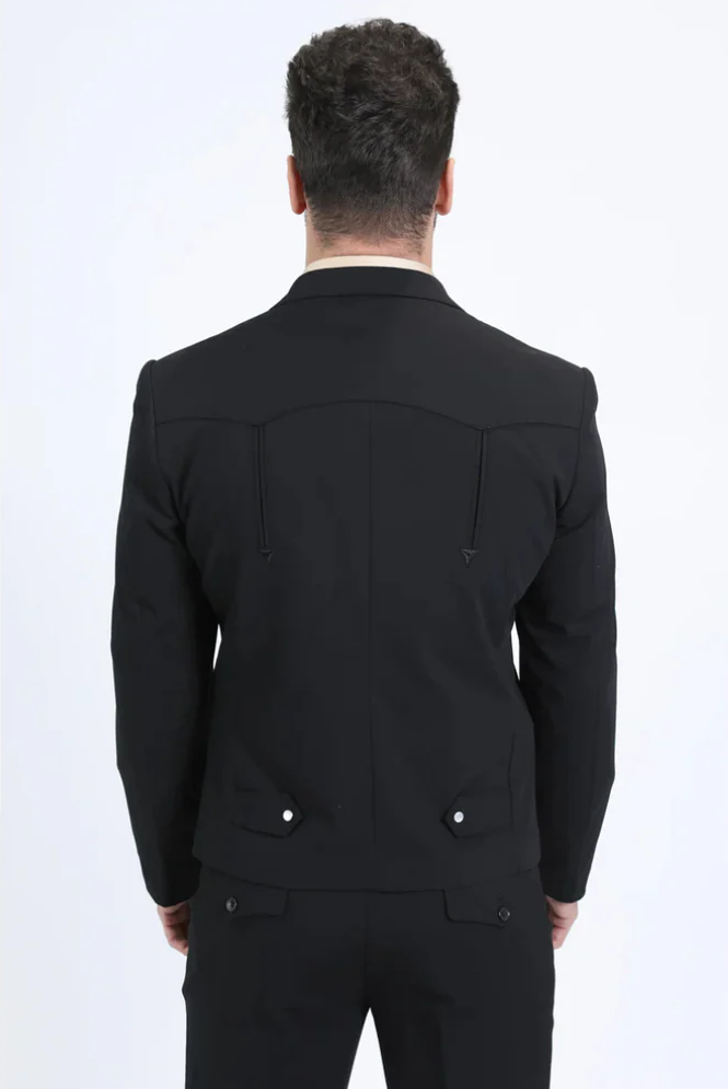 Men's Western Sport Suit Black