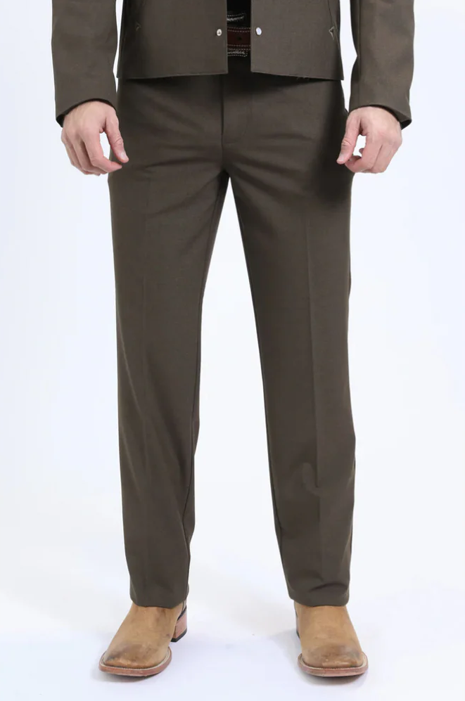 Men's Western Sport Suit in Brown