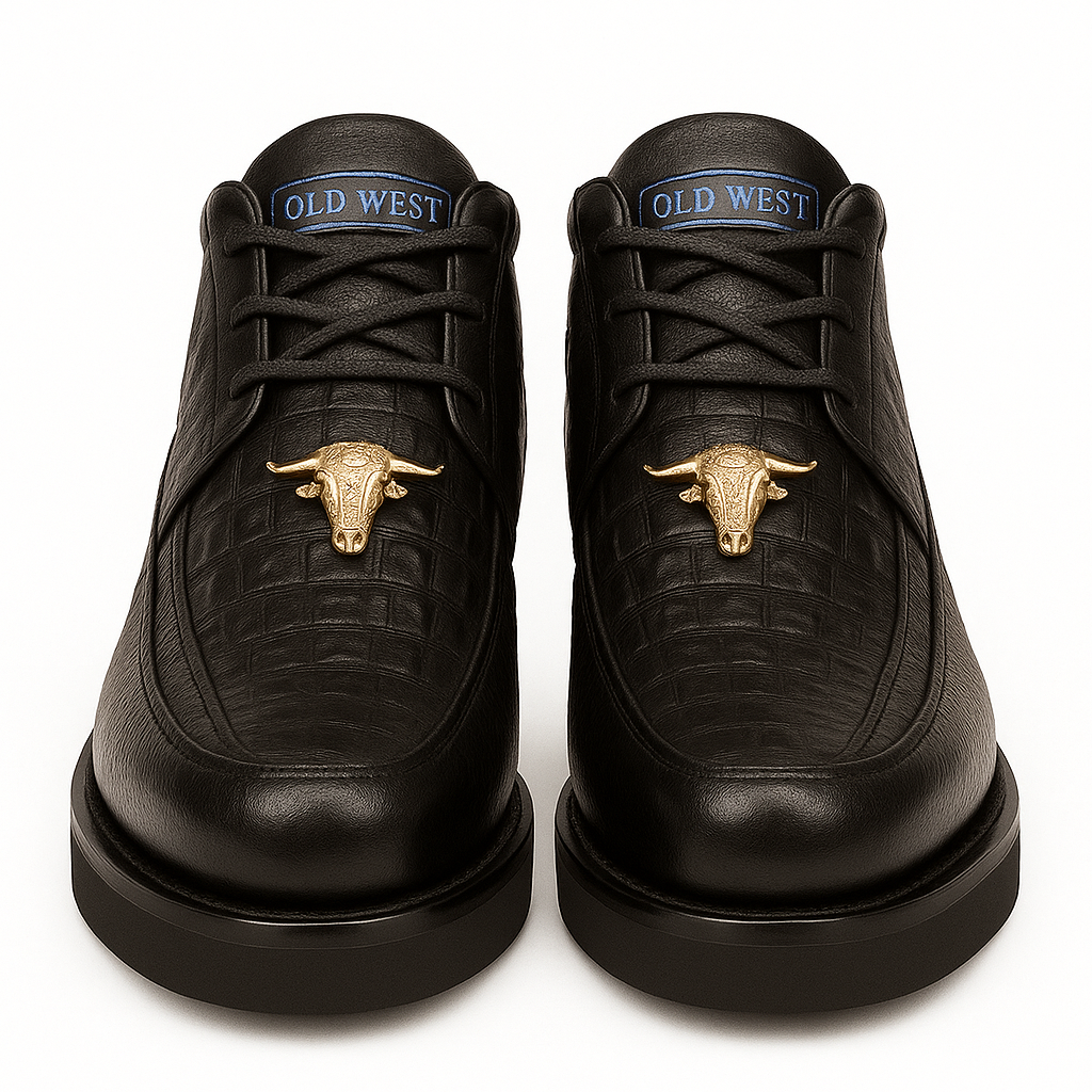 Wild West Caiman & Ostrich Skin Men's Boots