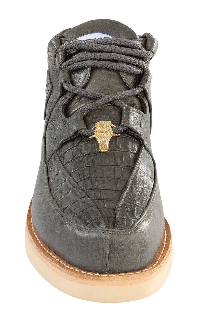 Men's Wild West Boots Caiman and Smooth Ostrich Skin Shoe