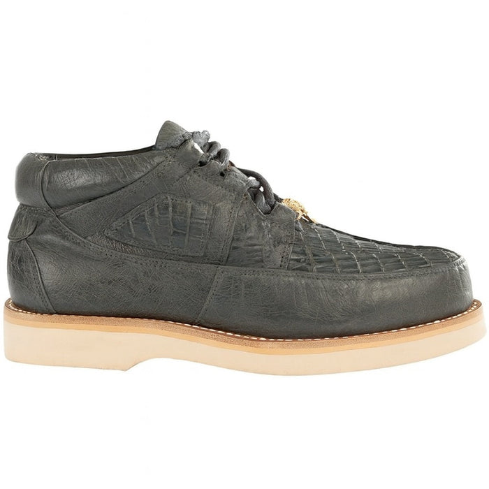 Men's Wild West Boots Caiman and Smooth Ostrich Skin Shoe