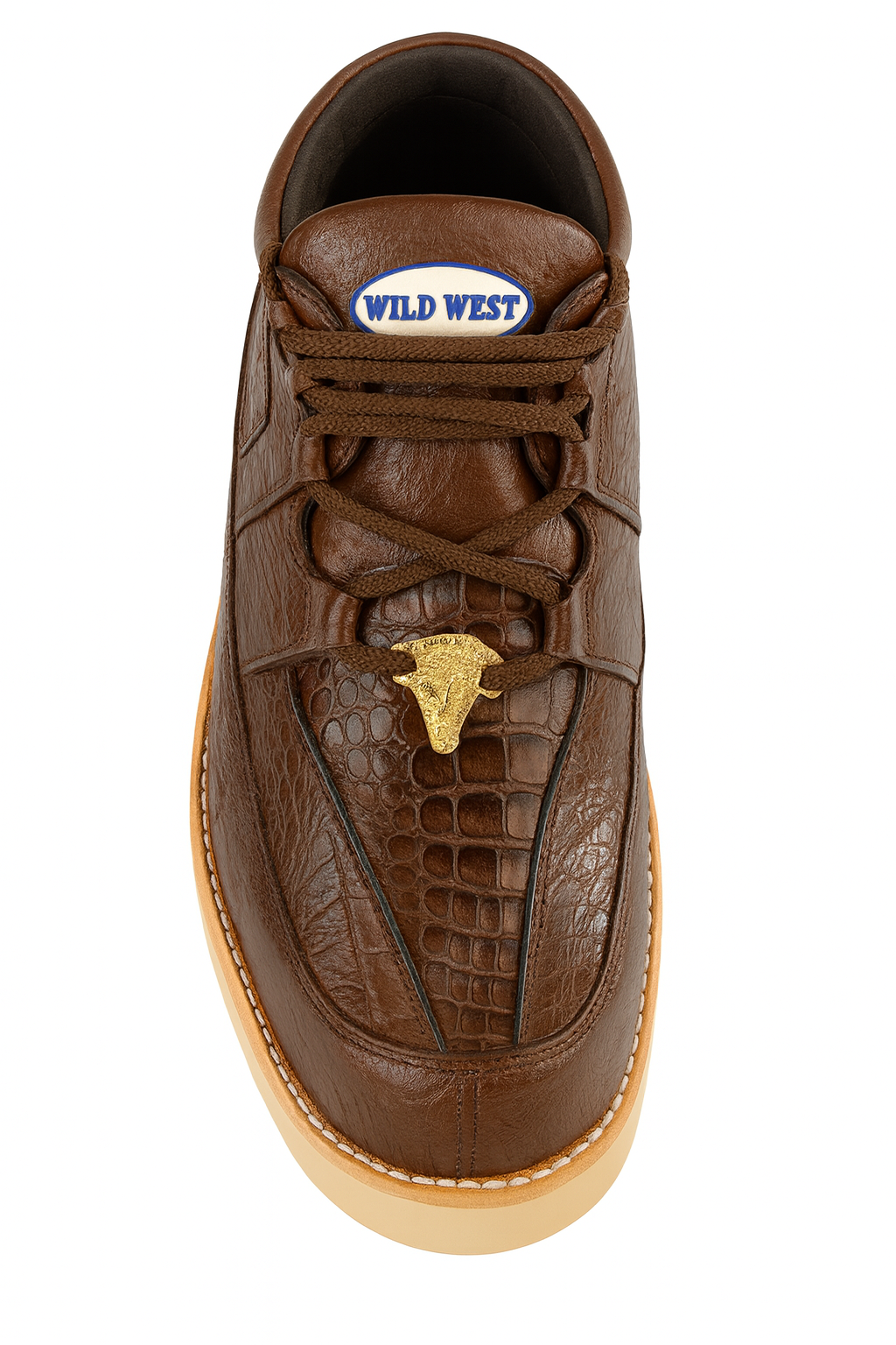 Caiman & Ostrich Skin Wild West Shoes