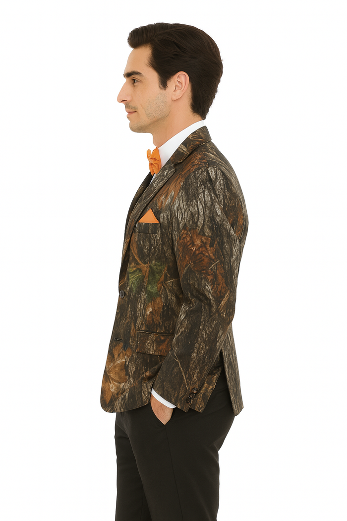Green & Brown Cowboy Western Tuxedo Suit