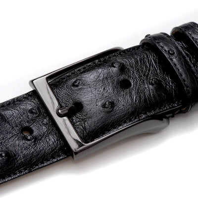 Mezlan Ostrich Skin Belt