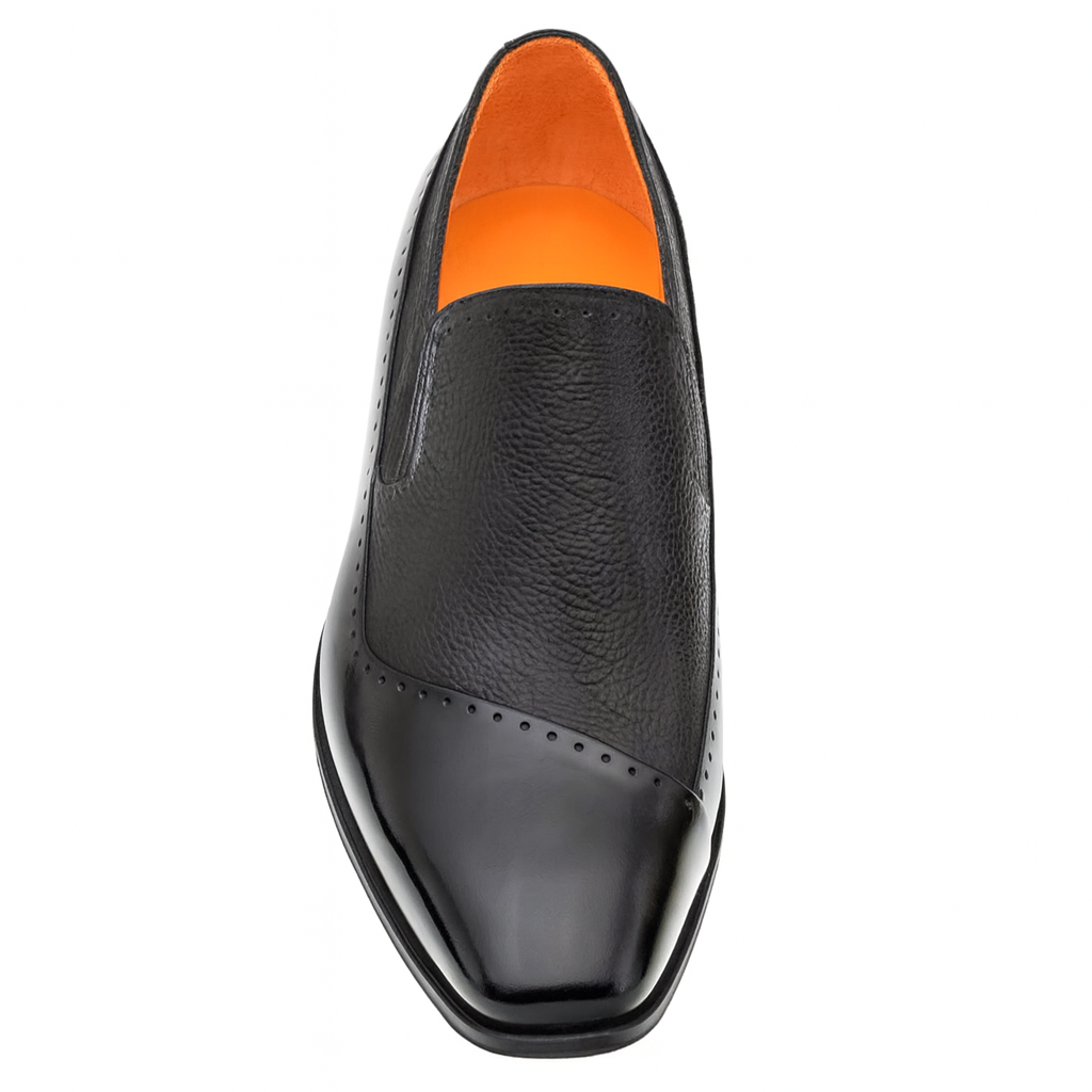 Mezlan Deerskin and Calf Slip-On Shoes