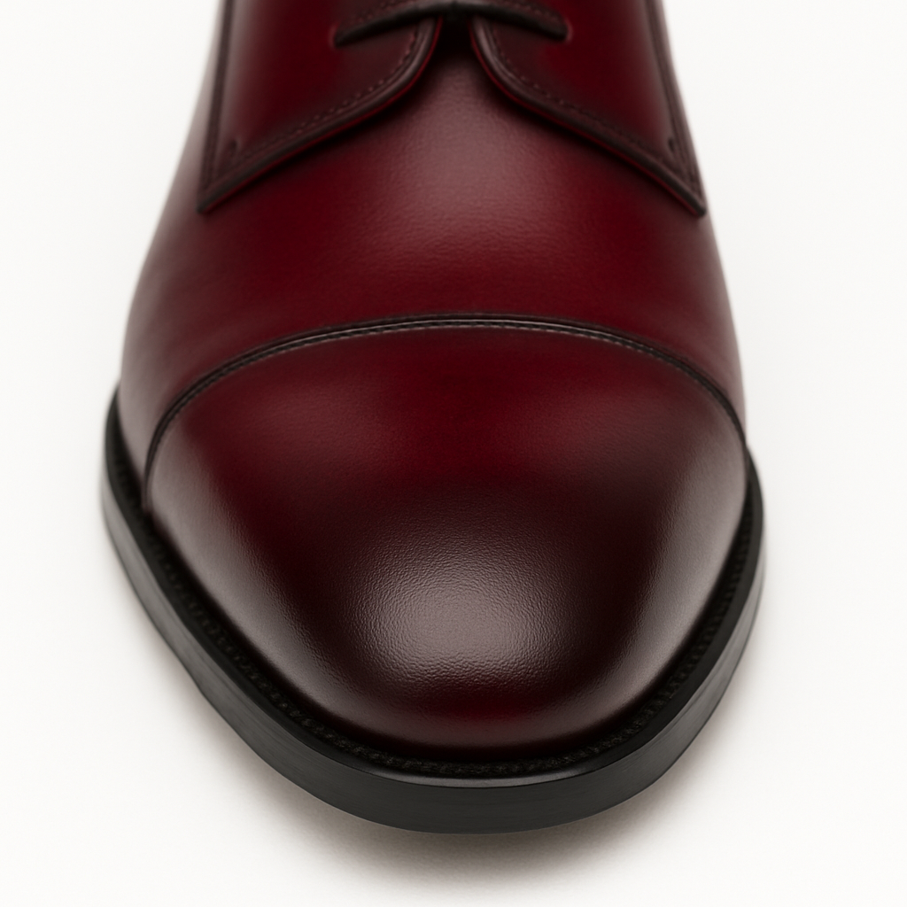 Mezlan Republic Calfskin Cap Toe Blucher in Tan