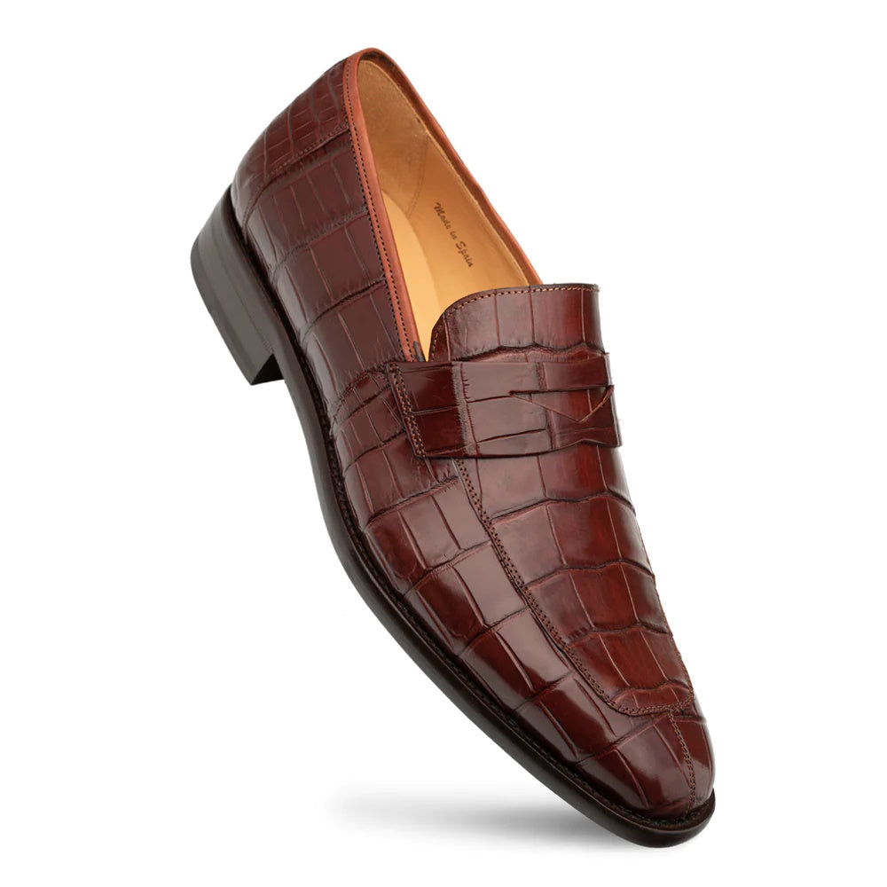 Mezlan Shoes Loafer - Mezlan Alligator Shoes - Mezlan Alligator Dress Shoes  On Sale