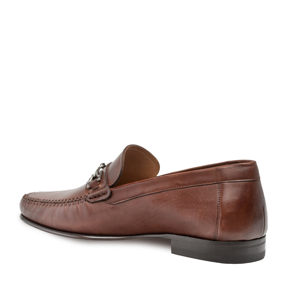 Mens Mezlan Brussels Calfskin Loafer with Metal Bit
