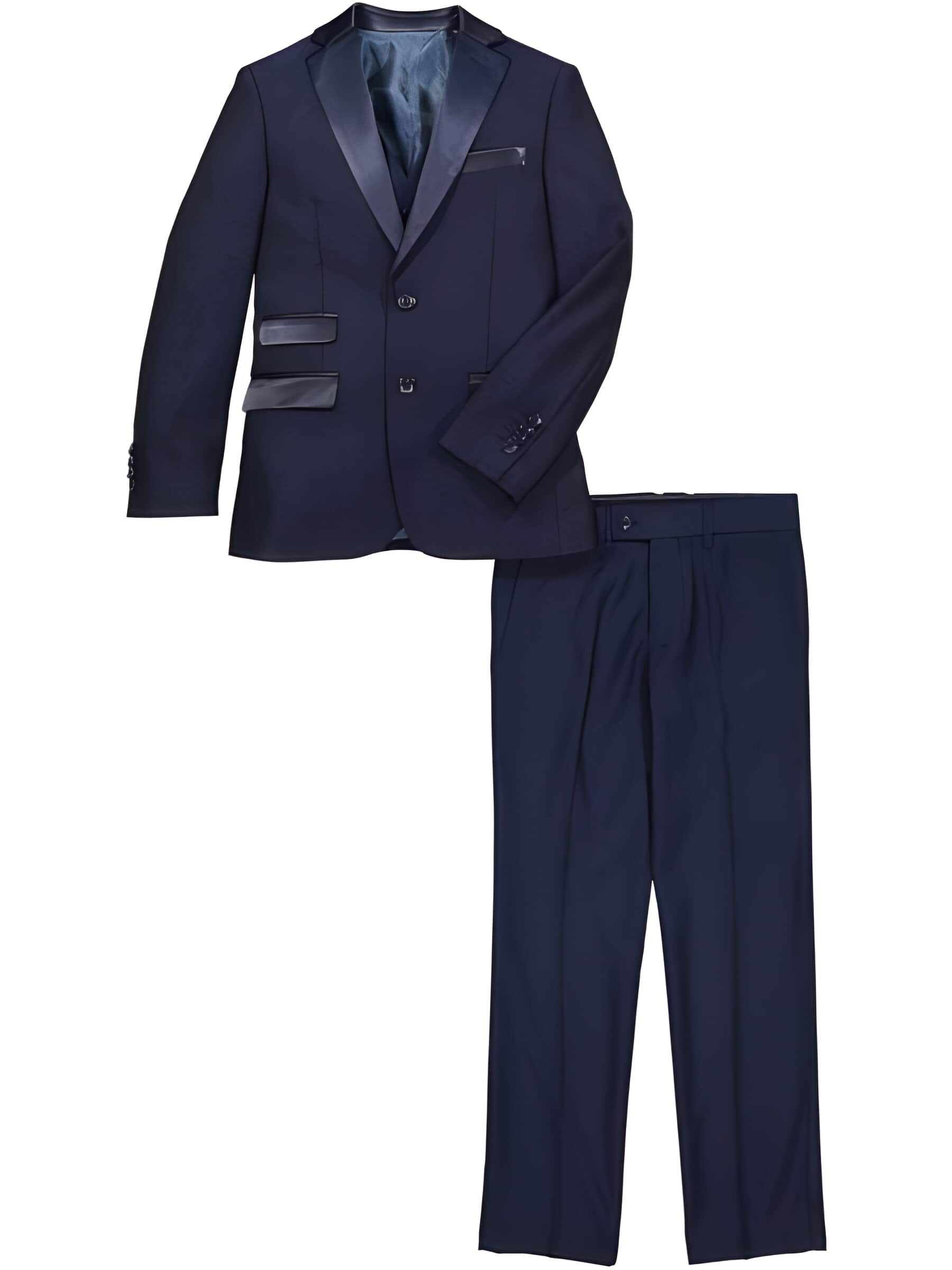 Midnight navy blue suit wedding blue Navy 2 Button navy blue suit wedding Vested Prom ~ Wedding Groomsmen Tuxedo 3 ~ Three Piece Suit