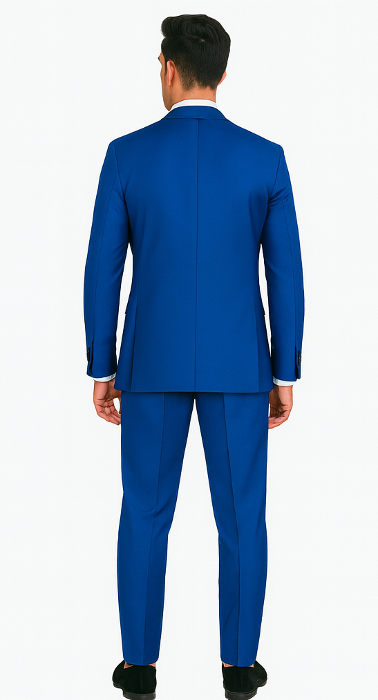 Mix and Match Suits Men's Saphire~Royal ~ Indigo ~ Bright Blue ~ Cobalt New Blue 2 Button Dress Suits for Men Separate Any Size Jacket & Pants