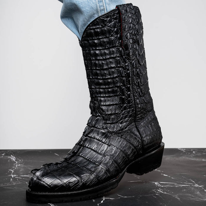 Marco_Di_Milano Marlboro Black Leather Oxfords