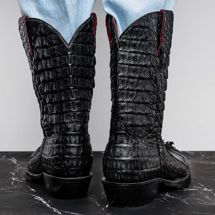 Marco_Di_Milano Marlboro Black Leather Oxfords