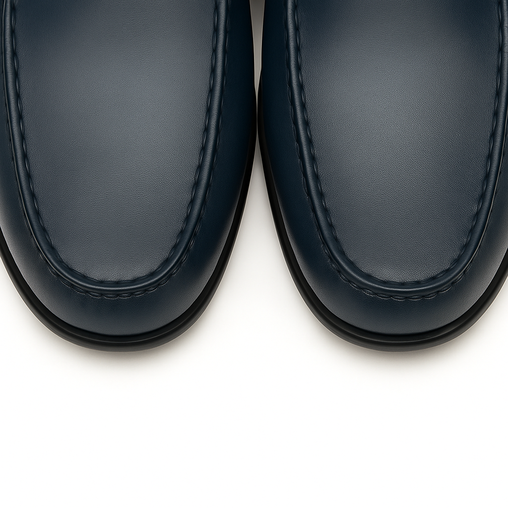 Mens Mezlan Brussels Calfskin Loafer with Metal Bit